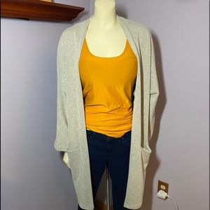 Donni Sandwash Ribbed Cardigan